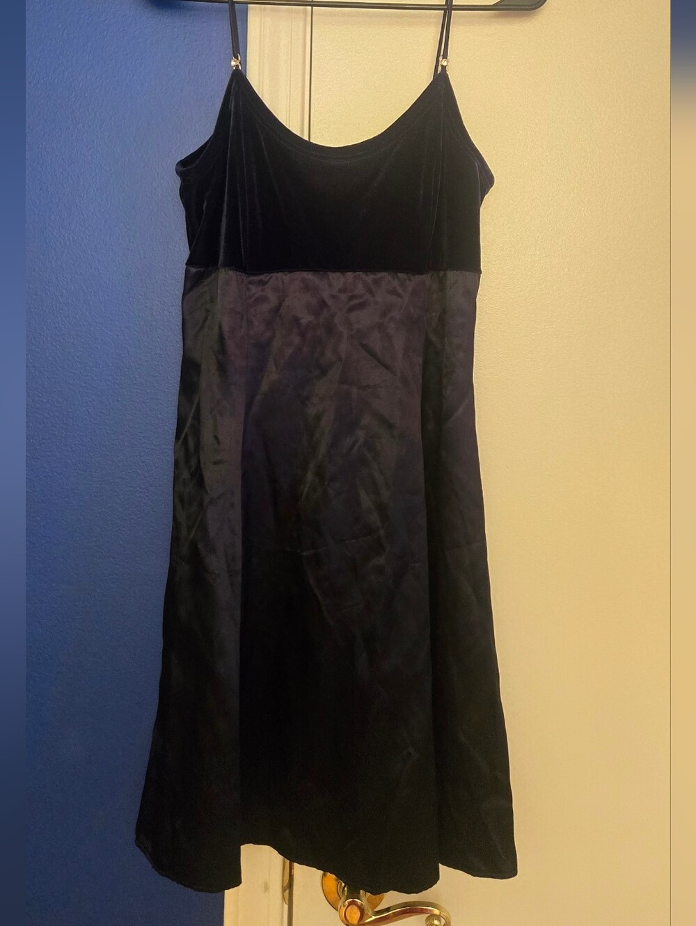 Jessica McClintock For Gunne Sax Navy Dress